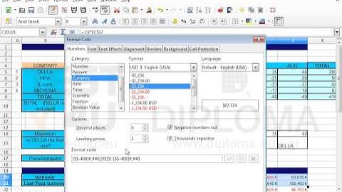 Format the cell range C20:J21 of the SALES worksheet so that the numbers are displayed with a...