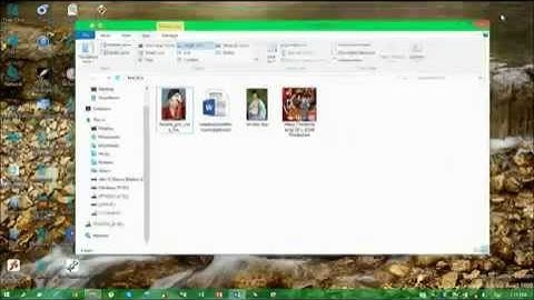 របៀបលាក់​ folder and fies on windows 10