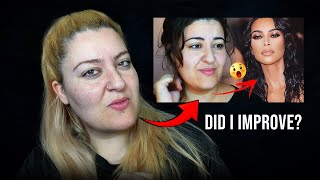 I Recreated My First Ever Celebrity Makeup To See If It Improved - Kim Kardashian