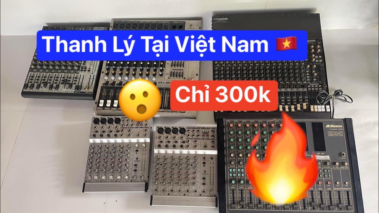 ĐMNH - Thanh Lý Mixer Mackie , Behringer …. Hàng Nâng Cấp của Khách Giá Rẻ Lắm Rồi