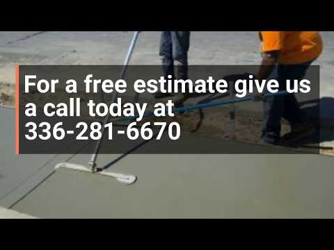 Concrete Contractor High Point North Carolina 336-281-6670