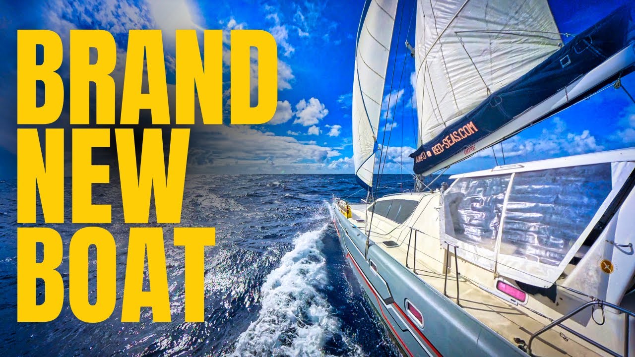 ⁣FIRST DAY AT SEA after our catamaran refit! [RED SEAS]