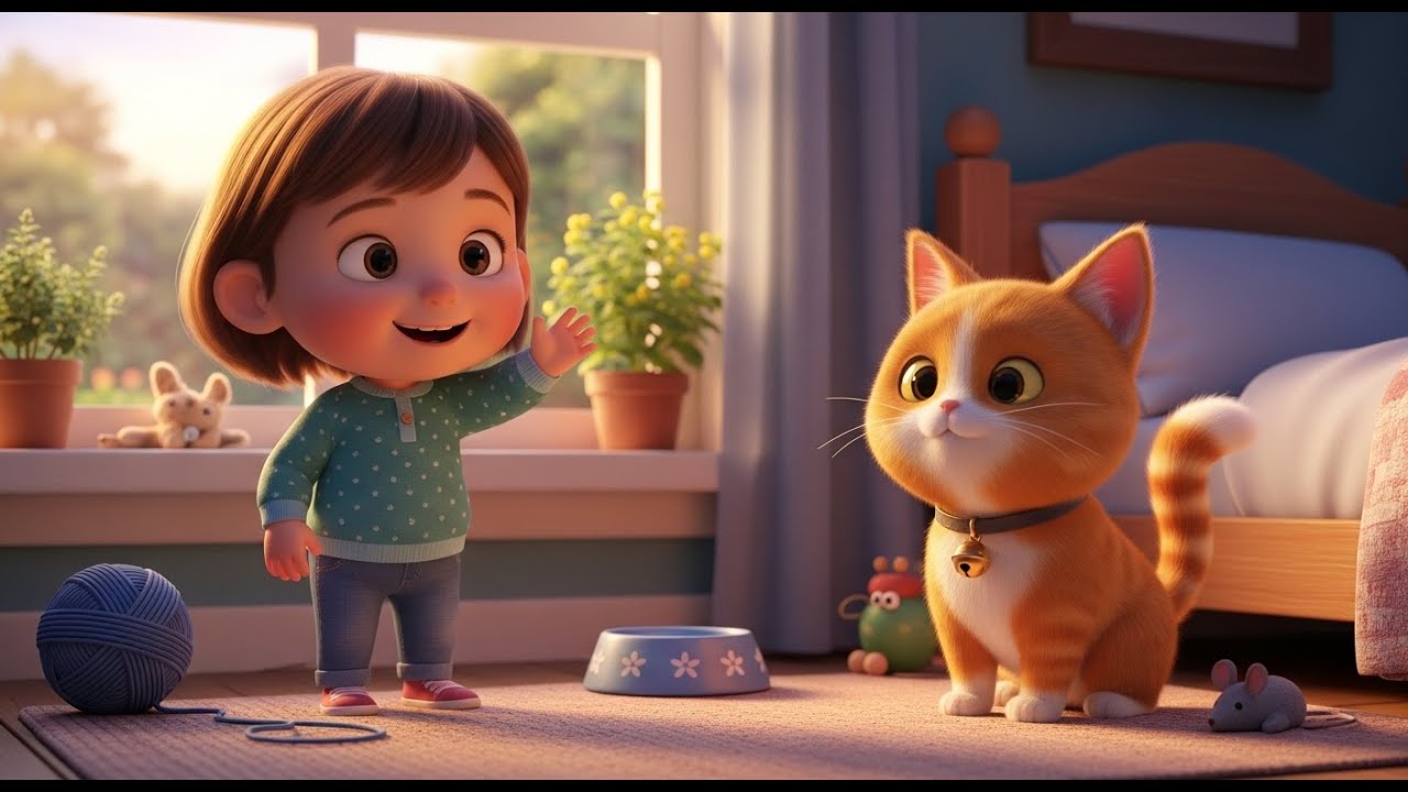 Emma Had a Tiny Cat | Cute Animal Song for Kids | Nursery Rhymes & Songs for Toddlers