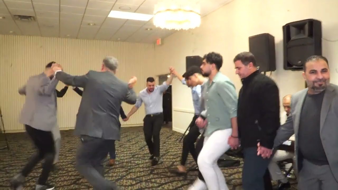 أفراح مدينة الشيخ مسكين في الولايات المتحدة الامريكية حفل زفاف الشاب محمد جهاد حسين