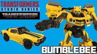 Transformers Studio Series Deluxe 100 Bumblebee Converting Action