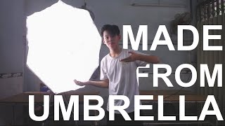 I MADE A SOFTBOX FROM AN UMBRELLA