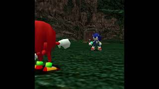 Knuckles oh no meme origin story (Sonic Adventure)