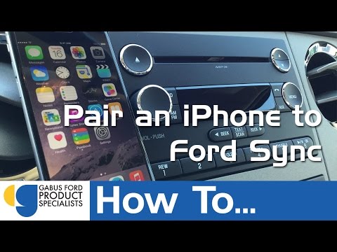 Video: Cómo sincronizar iPhone con Ford SYNC: 14 pasos (con imágenes)