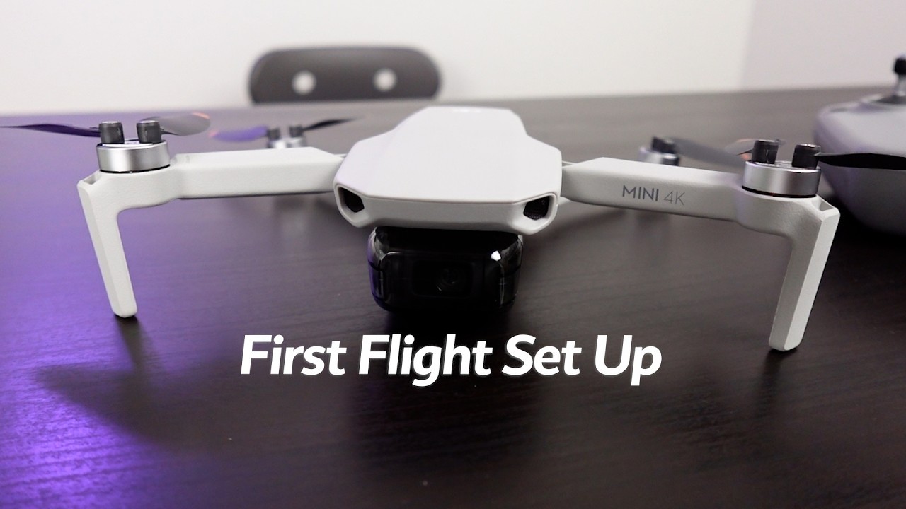How to Start the DJI Mini 4K Drone for the First Time - YouTube