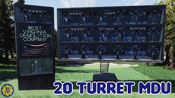 Fallout 76 - 20 Turret MDU