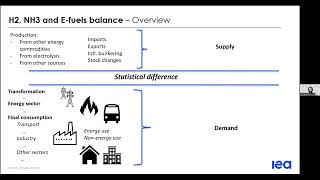 Webinar:  IEA Energy Statistics Training - Introduction to Hydrogen Data Collection (English )