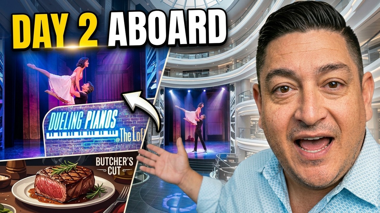 MSC World America Day 2 - Dirty Dancing & Exploring this Massive Ship!