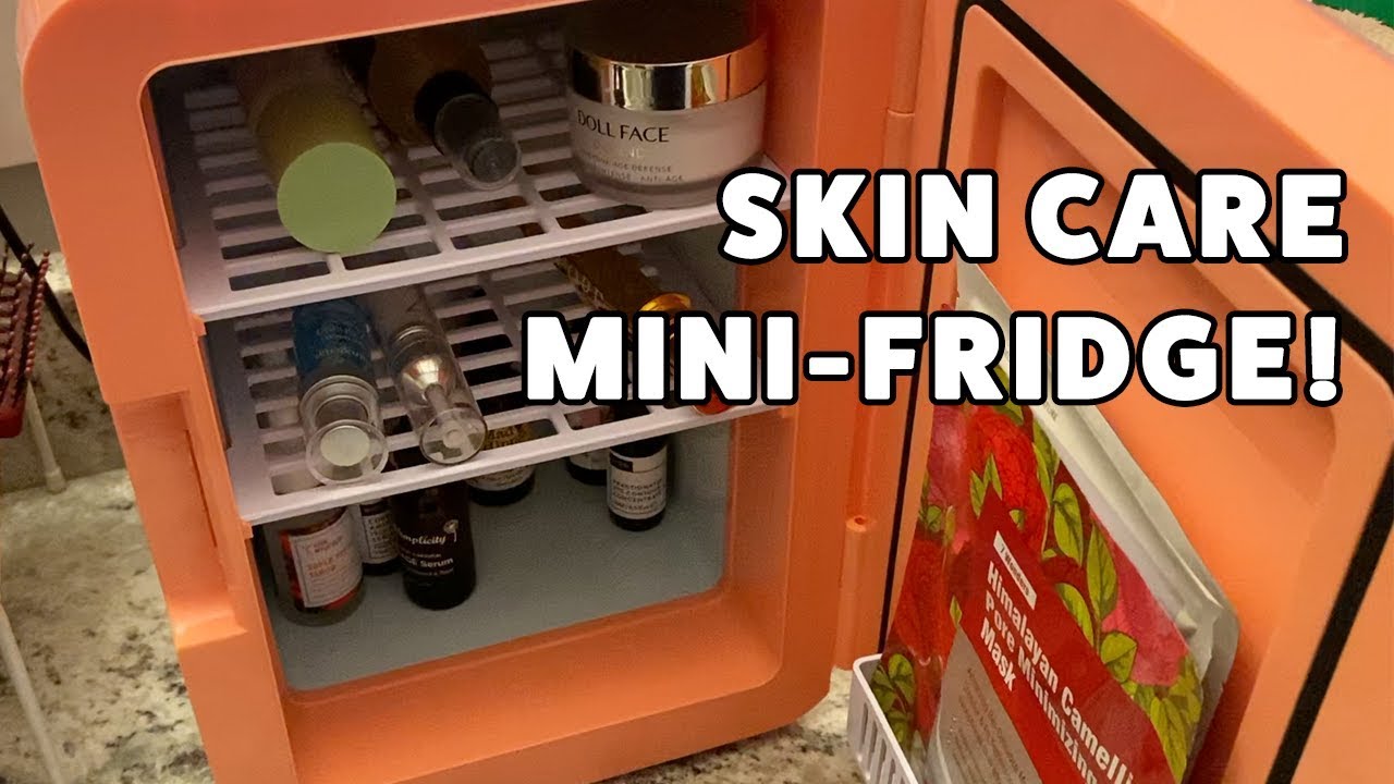 How to Organize a Skin-Care Fridge, Makeup.com Cooluli Mini Skincare  Fridge. Fridge Shelfie. Mini fridge for skincar…