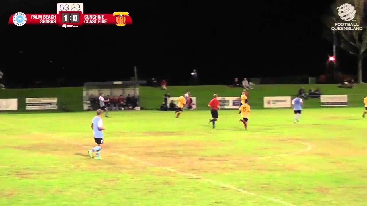 football score Round 14 Palm Beach Sharks v Sunshine Coast Fire