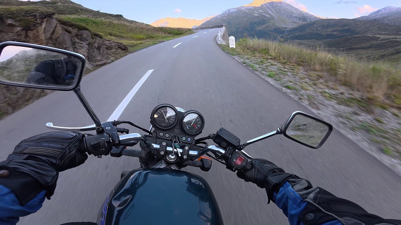 POV Honda NTV 650 - Oberalppass Ride back - Onboard Sound