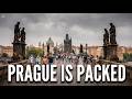 Charles Bridge Walk in Prague | Moody Weather (4K)