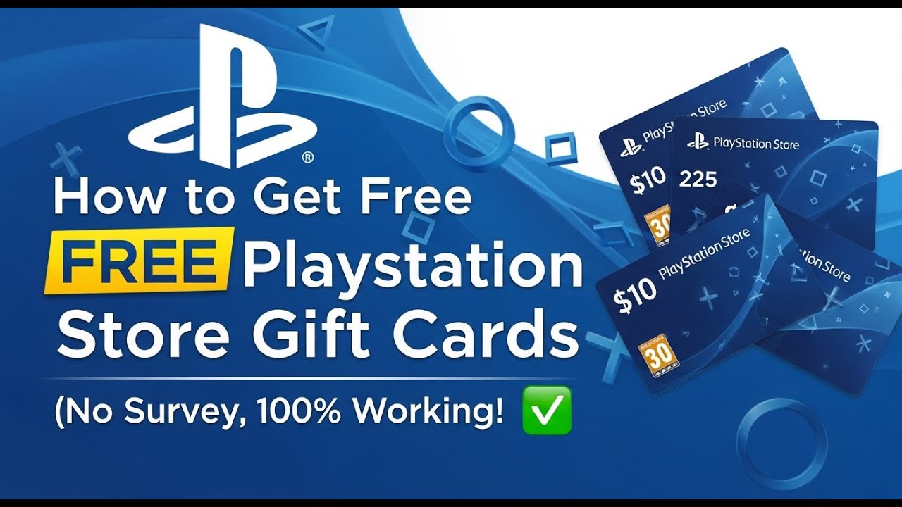 How to Get Free PlayStation Store Gift Cards (No Survey, 100% Working!)
