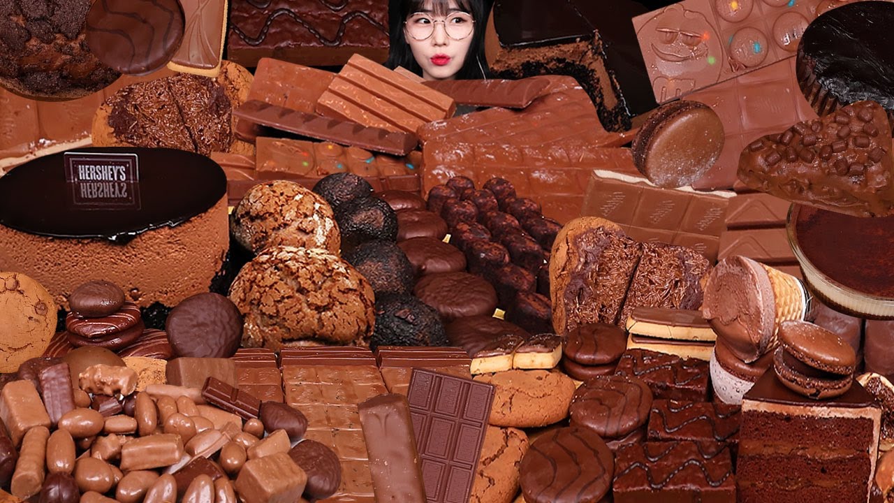 CHOCOLATE PARTY🍫1시간 동안 초코파티! 초코 디저트 먹방 CHOCOLATE CAKE ICE CREAM DESSERT MUKBANG ASMR 초콜릿 디저트 모음