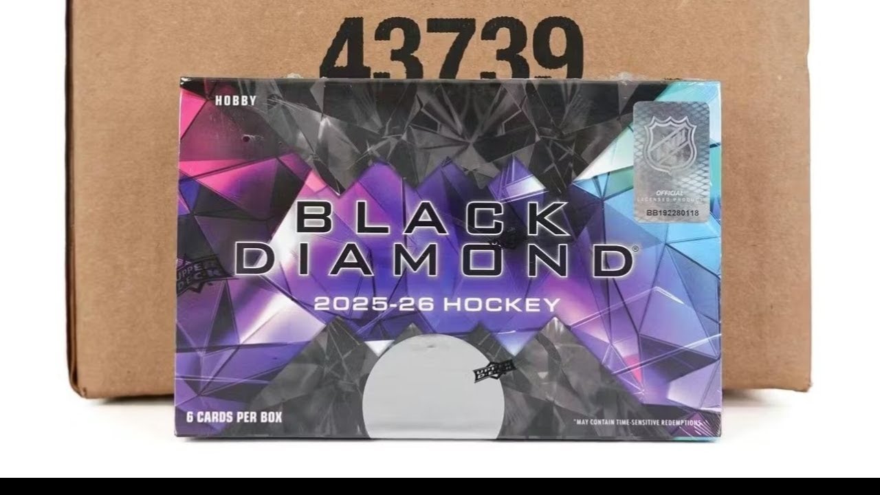 2025/26 Upper Deck Black Diamond Hockey Case Break 