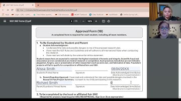 ISEF Form 1B - Approval Form