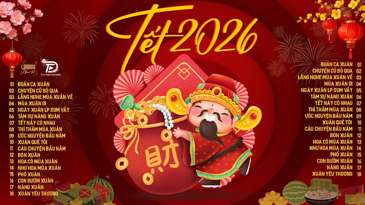 Nhạc Tết Remix 2026, LK Nhạc Xuân Remix Hay Nhất Nghe Là Thấy Tết - ĐOẢN CA XUÂN, ÚT NHỊ MINO