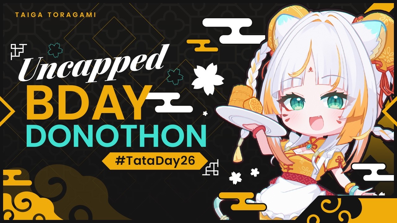 【TATATHON DAY-4】BDAY & 3D REVEAL AFTER-PARTY?!?! 🎉🎂 #TataDay26【Taiga Toragami | ChromaSHIFT】