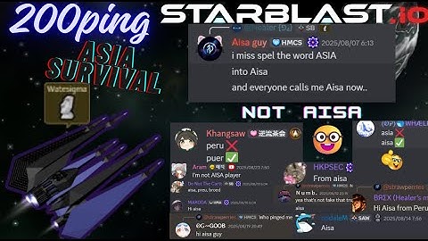 Bastion in 200ping(vs cheaters) | STARBLAST.IO