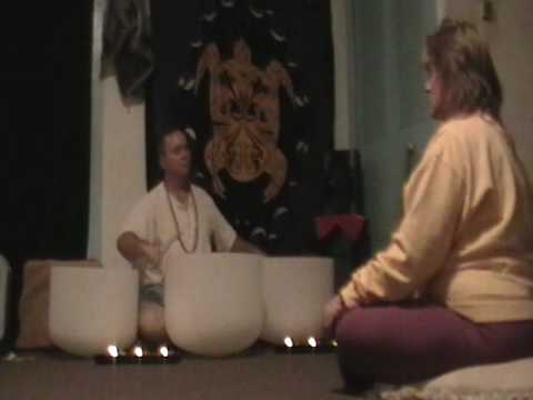 Part 1 of 2: root and crown chakra crystal bowl meditation