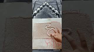 Arabic calligraphy on salt #amazing #viral #trending # saw #art # salt #trend ohammad saw