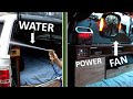 Truck Camper Water/Shower, Electrical, Fan, and Tailgate Upgrades.