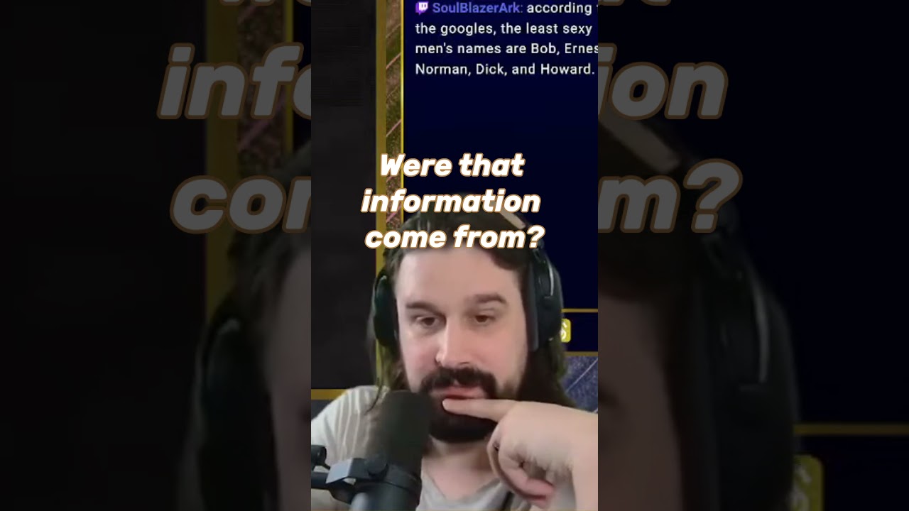 Google On The "Least Sexy Male Names"