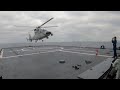 Carrier-based Chinese navy aviation unit conducts helicopter drills