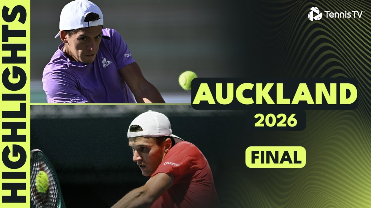 Jakub Mensik vs Sebastian Baez For The Title! 🏆 | Auckland 2026 Final Highlights
