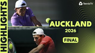 Jakub Men Vs Sebastian Baez For The Le Auckland 2026 Final Highlights