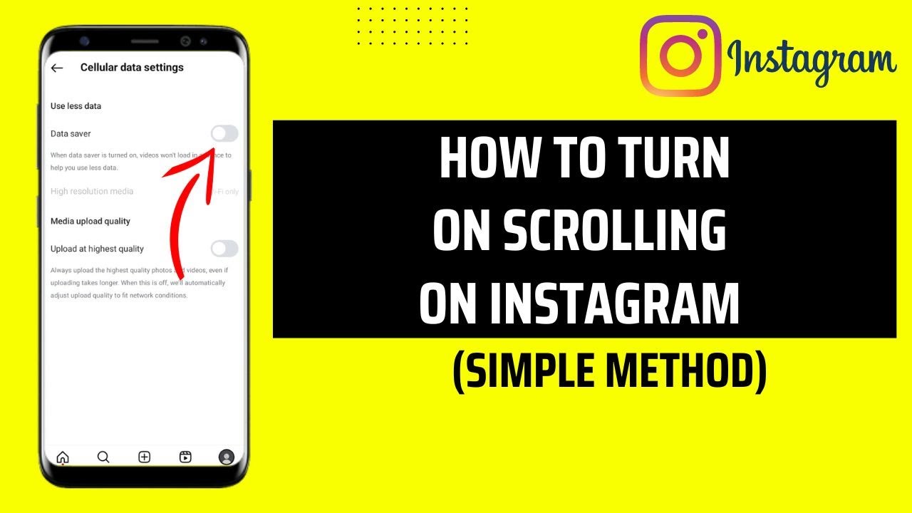 Instagram Scrolling Algorithm How To Turn On Scrolling On Instagram - YouTube