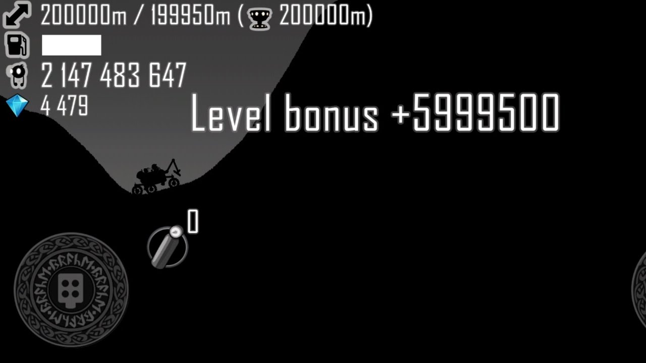 Hill Climb Racing - 869236m with Moonlander in Ragnarok Full Run Part 2/8