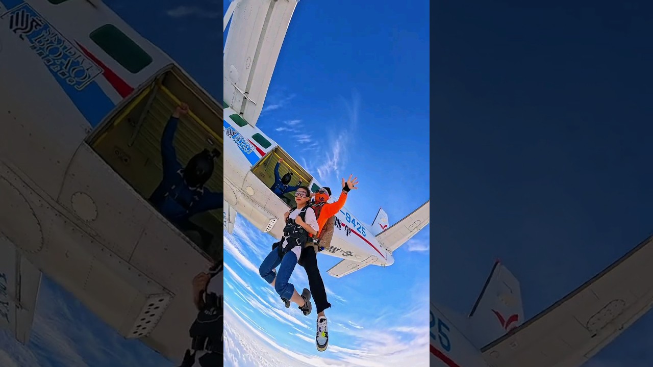 Exhilarating rush of air 