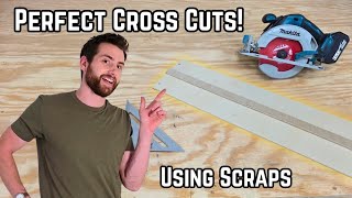 Famous No Track Saw? No Problem!  Easy Circular Saw Jig Wealth