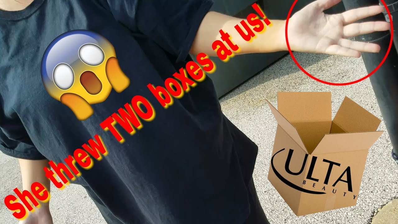 ASSAULTED BY ULTA EMPLOYEES WHILE DUMPSTER DIVING! BOXES THROWN! CAUGHT ON CAMERA! (insane...)