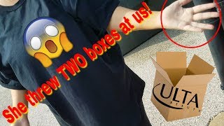 ASSAULTED BY ULTA EMPLOYEES WHILE DUMPSTER DIVING! BOXES THROWN! CAUGHT ON CAMERA! (insane...)