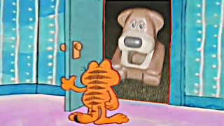 garfield answers the door to Is that Freddy Fazbear?