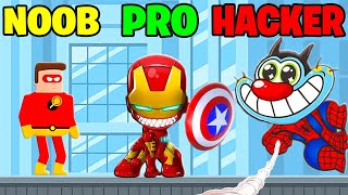 NOOB vs PRO vs HACKER | In Super Hero League | With Oggy And Jack | Rock Indian Gamer |