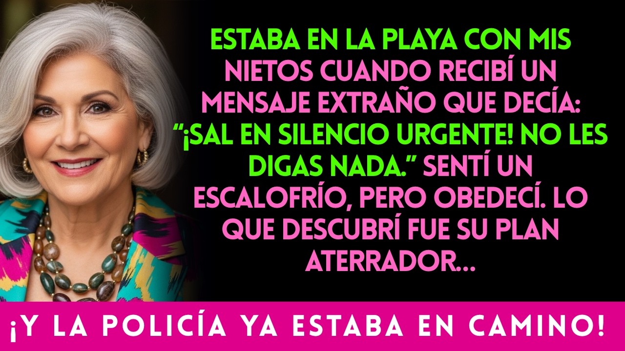 ESTABA EN LA PLAYA CON MIS NIETOS CUANDO RECIBÍ UN MENSAJE EXTRAÑO…