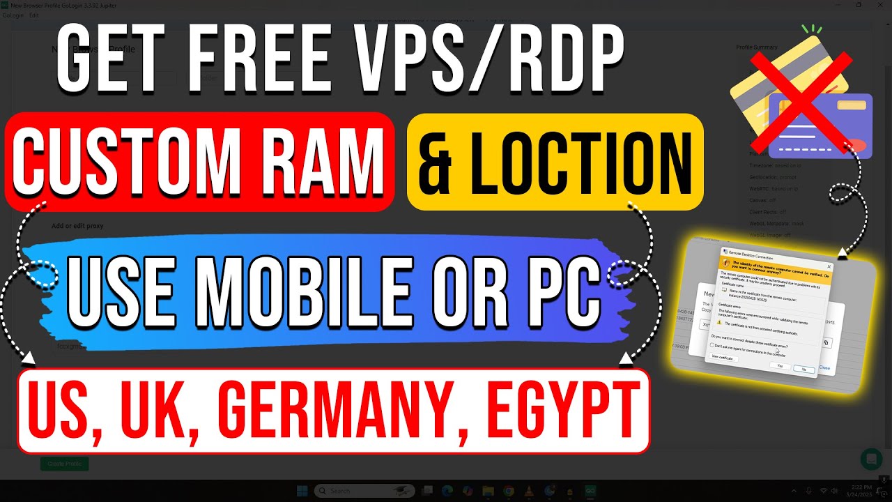 🔥 Create Your Own RDP For Free, Get Free VPS/RDP Without Credit Card ...