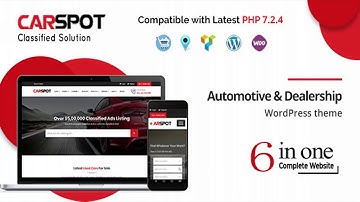 CarSpot - Automotive Car Dealer Wordpress Classified Theme | Themeforest Website Templates and
