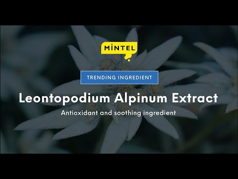 Mintel Trending Ingredient: Leontopodium Alpinum Extract