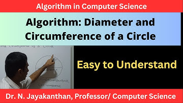 Algorithm to Calculate Diameter and Circumference of a Circle