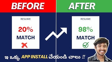 Do this before applying for any company | Resume Not Shotlisted | Live Example | ATS