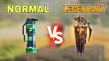 Normal vs Legendary Concussion Grenade