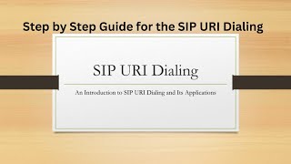 SIP URI Dialing - Step by Step Guide | SIP Route Pattern Explained